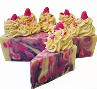 Indulgence Bath Bakery - Black Raspberry Vanilla Soap Cake Slice