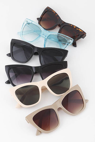 Shop Neighbors - Minimal Box Cateye Sunglasses