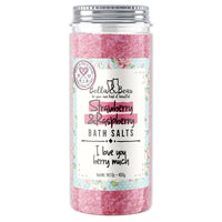 Bella & Bear - 17.6oz Strawberry and Raspberry Bath Salts